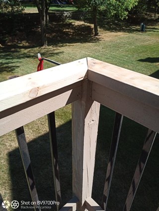 Ace Handyman Services Fox Valley Deck Railing Replacement - After