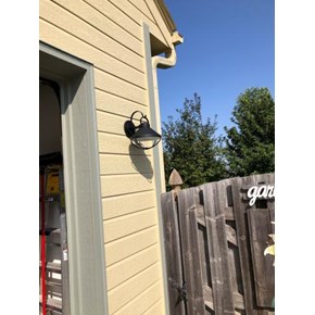 Replaced Exterior Light Fixtures 