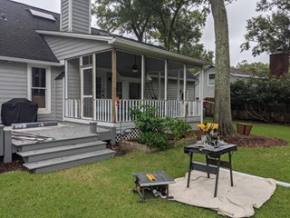 James Island Screened in Porch before picture