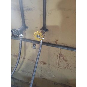 Replaced Water Lines to Washer