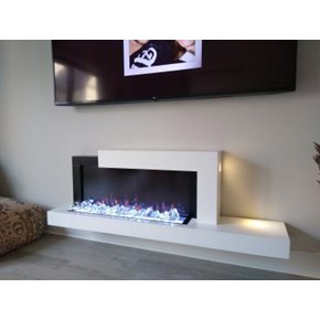 Mounted a Gorgeous Electric Fireplace!