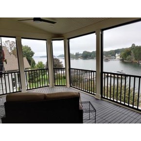 New 3rd story Penthouse screened in porch with NewTechwood Vinyl flooring, The Peninsula,Cornelius