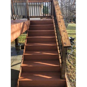 Powerwashed Steps