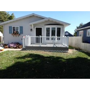 New Front Deck and Railings 1