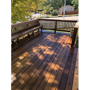 Powerwashed Deck 