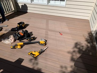 Ace Handyman Services Fox Valley Deck Refresh with TimberTech Azek Vintage English Walnut After
