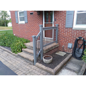 Ace Handyman Services repaired and replaced woodrot and painted in Pickerington, Ohio 