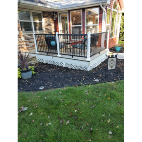 Ace Handyman Services Back Deck Refresh in Columbus, Ohio using Azek/Timberteck 