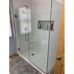 Bathroom Remodel in Blacklick, Ohio using Onyx Collection Products