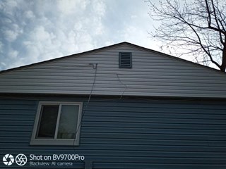 Ace Handyman Services Fox Valley Storm Damaged Siding - Gable After