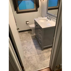 Ace Handyman Services Waukesha Lake Country Bathroom Refresh in Watertown Wisconsin
