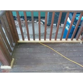 Deck Railing Repair 1a
