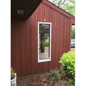 New Garage Door Window West Side