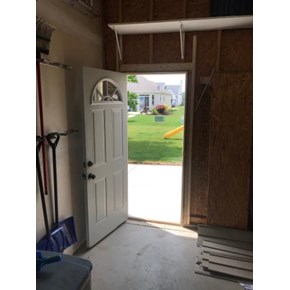 New Garage Service Door Install