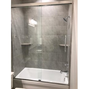Shower Door installation in Mooresville