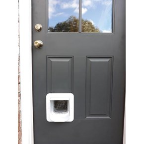 Completed Pet Door Install in Port Royal