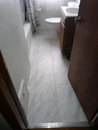 Bath Floor After