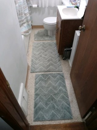 Bath Floor Before