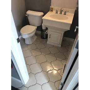 New Subfloor & Tile After