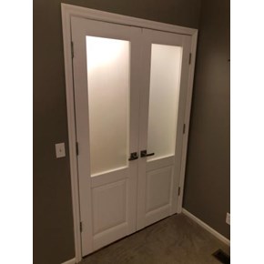 Interior French doors installed on rough opening!! 