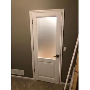 Interior door installed on rough opening! 