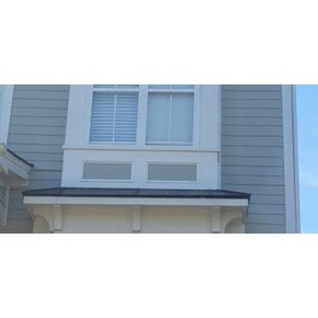 Exterior trim repair to home after