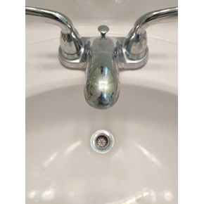 Bathroom Sink Before Stopper Replaced