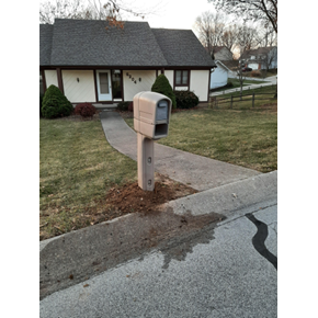 Mailbox replaced - after
