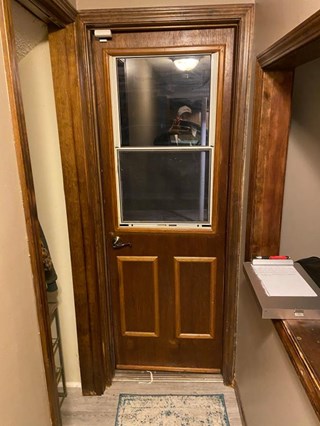 Door replacement - before