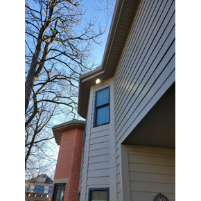 Second Story Light Installation in Westerville, Ohio 