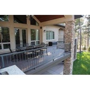 New deck and powder coated hand rails 