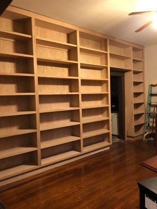 Custom Bookcase done in Rogers