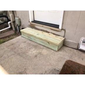 Replaced Exterior Wood Steps