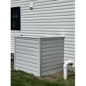 Three sided trash corral