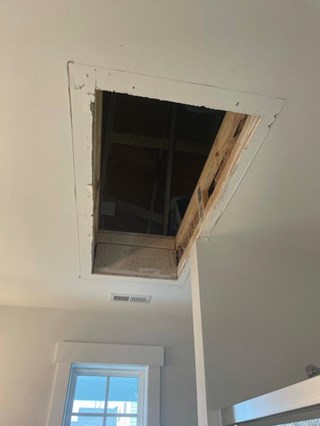 Before Attic Ladder Install