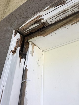 Holladay Door Frame Repair (Before)