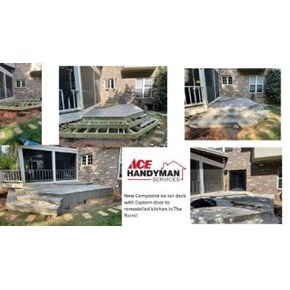 Wolf Serentiy Decking - and New Custom Wrought Iron Door
