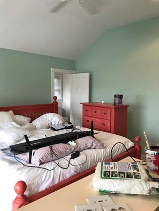 Bedroom Painting Before