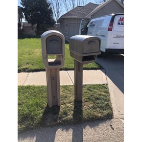 Replaced Mailbox & Post 