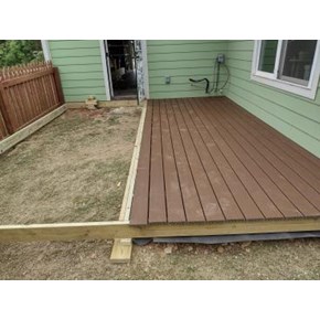 Trex Composite Deck Build in Asheville, NC