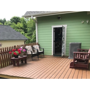 Trex Composite Deck Build After in Asheville, NC