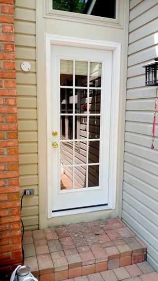 Replace Exterior Door After
