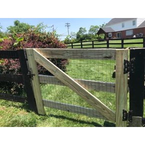 New Wood Gate Installed