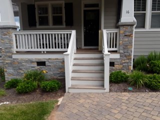 Porch Gate Project Before Picture