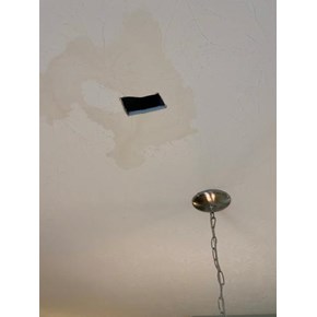 Ceiling Drywall Repair - Before 