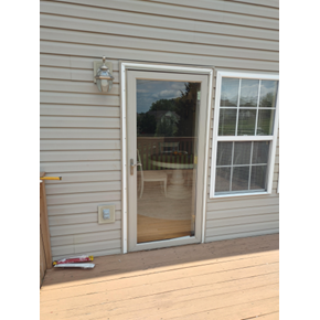 Storm Door Repair Complete