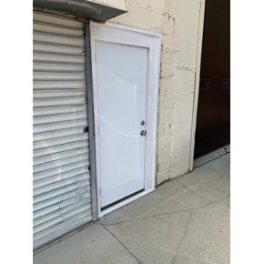 Wheaton Ace Handyman Services New Painted Industrial Steel Door 