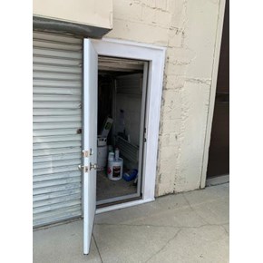 Wheaton Ace Handyman Services New Painted Industrial Steel Door 