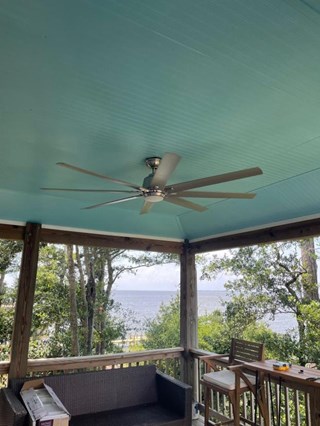 After ceiling and fan install