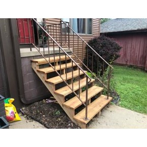 Replacement of stair risers and treads 